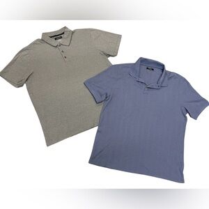Lot of 2 MEN’S ALFANI POLO SHIRTS size Large